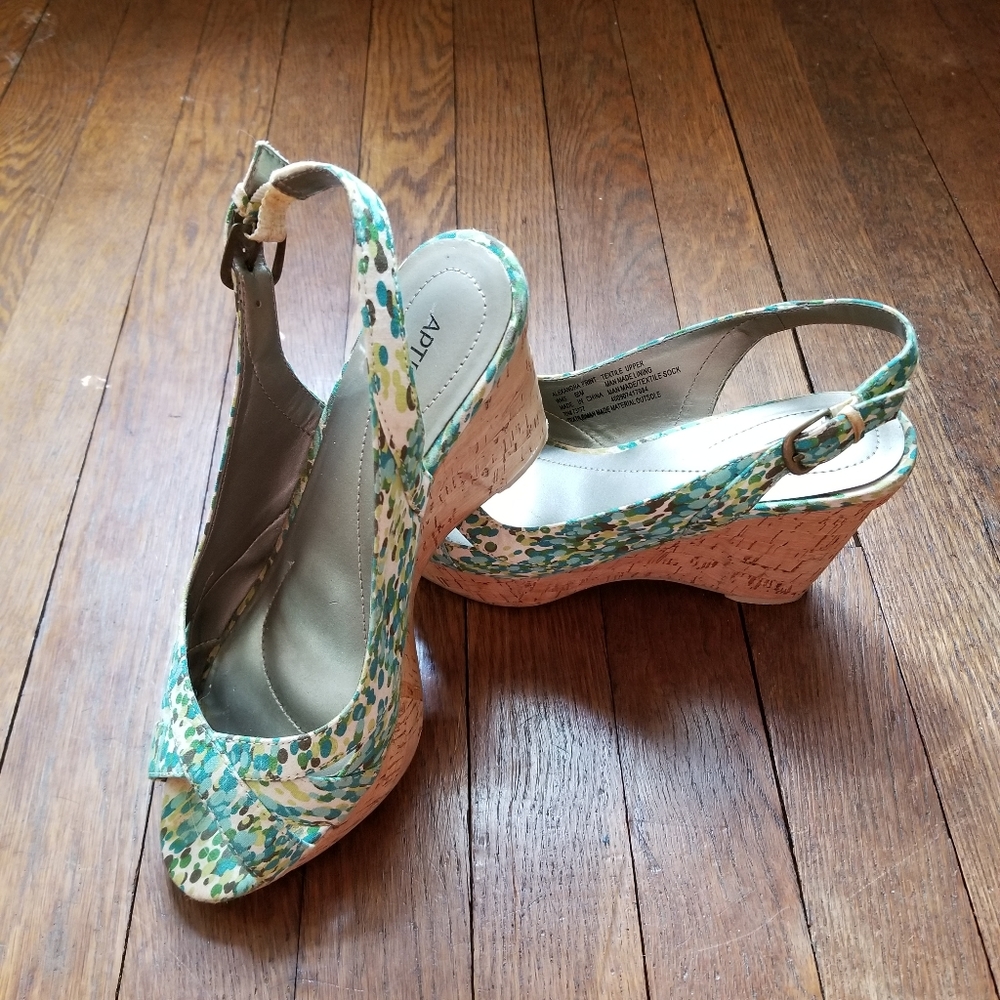 Apt. 9 cork wedges.